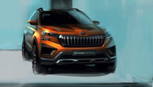 Skoda Vision IN SUV Concept Sketches revealed. Auto Expo debut