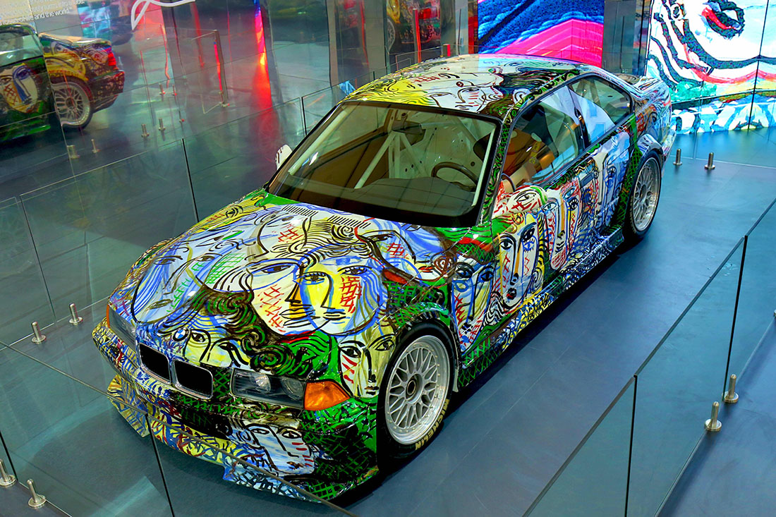 BMW brings 13th Art car to India for display at Art Fair - Throttle Blips